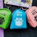 BTS Mini High Quality Keychain Women Wallet Purse-Random Color. 