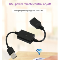 USB Remote Control DC5V Wireless 433mhz Drive Switch LED Light Mini Motor Bar Reading Light Fan.