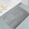 Bath Mat Coral Fleece Bathroom Carpet Water Absorption Non-slip Memory Foam Absorbent Washable Rug Toilet Floor Mat Accessories. 