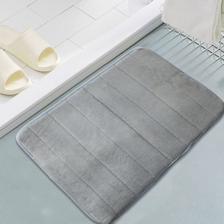 Bath%20Mat%20Coral%20Fleece%20Bathroom%20Carpet%20Water%20Absorption%20Non-slip%20Memory%20Foam%20Absorbent%20Washable%20Rug%20Toilet%20Floor%20Mat%20Accessories%20-%20Image%202
