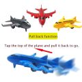 【The road to happiness Store】6Pcs/set Cute Back Airplane Model Toy For Kids Baby Colorful Cartoon Aircraft Plane Board Games Children Xmas. 
