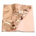 Sweet Journal 100PCS Sheets Gold Silver Copper Leaf Foil Paper 14x14cm For Gilding Craft Decor. 