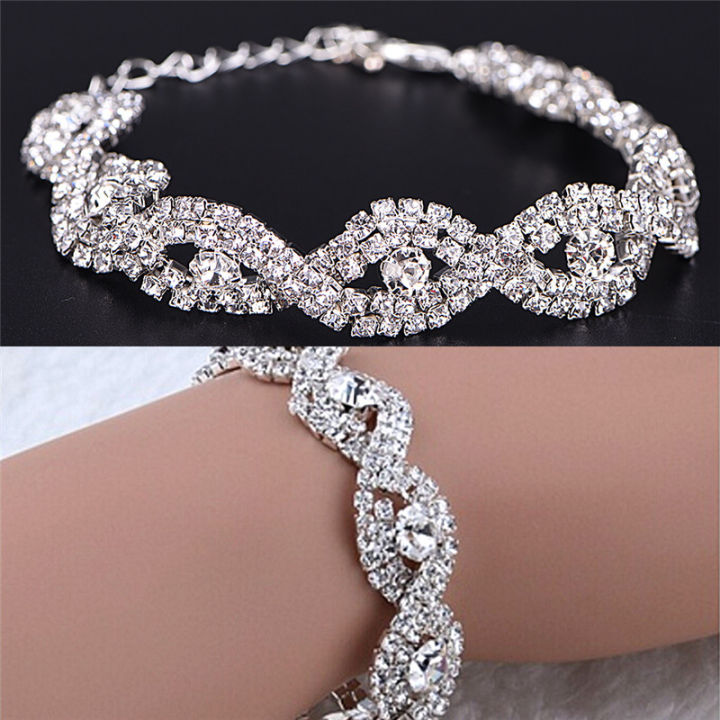 Versatile%20-Delysia%20King%20Women%20Elegant%20Luxury%20Bracelet%20Ladies%20Unlimited%20Rhinestone%20Wrist%20Chain%20Birthday%20Party%20Gifts%20(color:%20Silver)-%20Avant-garde%20-%20Image%206