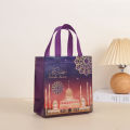 1/5/10Pcs Eid Mubarak Gift Bags Non woven Portable Candy Cookie Packaging Bag Kareem Festival Party Supplies. 
