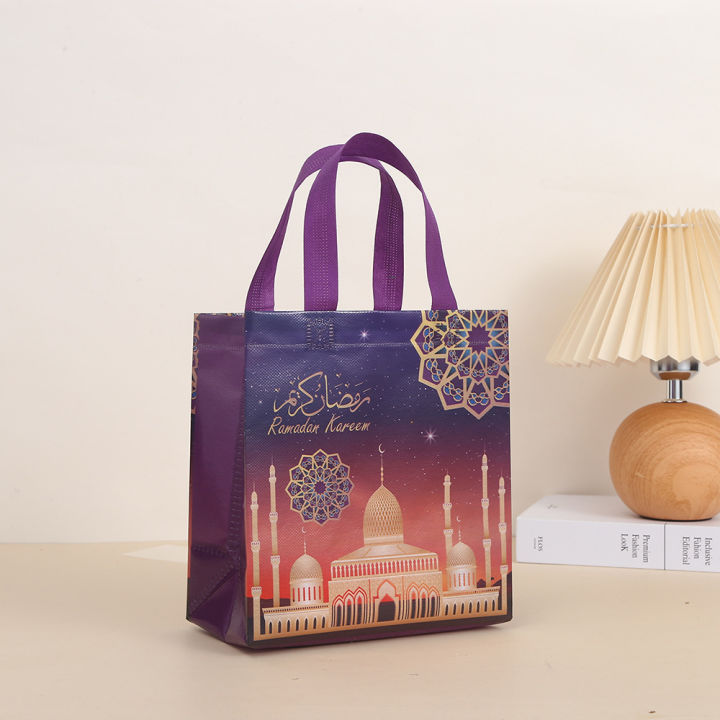 1/5/10Pcs%20Eid%20Mubarak%20Gift%20Bags%20Non%20woven%20Portable%20Candy%20Cookie%20Packaging%20Bag%20Kareem%20Festival%20Party%20Supplies%20-%20Image%209