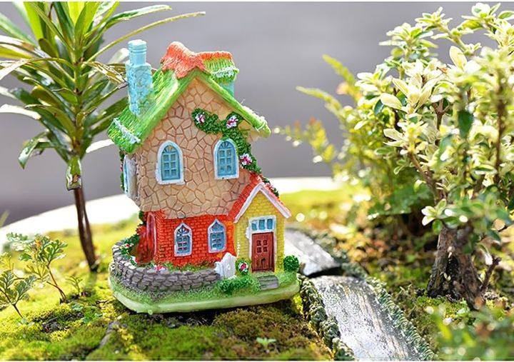 ATORSE%201%20Pcs%20Mini%20Resin%20Villa%20Statue%20DIY%20Moss%20Micro%20Landscape%20Decoration%20Garden%20-%20Image%202