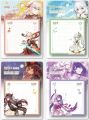 60 Sheets/Pack Genshin Impact Memo Pad Sticky Notes Pad Decorative Stationery Stickers Office School Supplies Raiden Sho Gift. 