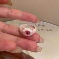 Funny Black Cat Combination Monster Ring Big Eyes Boy Sweet Cool Cartoon Cute Girlfriends Couple Finger Gift Jewelry. 