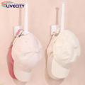 Hair Tie Organizer for Hats Self-adhesive Retractable Hooks for Bathroom Hat Organization Easy Installation Wall Hanger with Trace Stickers Retractable Hook for Baseball Hat. 