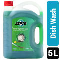 Zepto Dish Washing Liquid Lemon Scented - 5 Liter. 