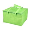 2X Foldable Large Cooler Bag Portable Food Cake Insulated Bag Aluminum Foil Thermal Box Green.