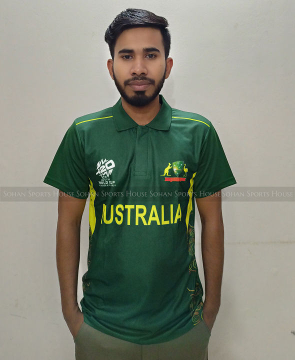 Australia Cricket T20 World Cup Half Sleeve Jersey 2024