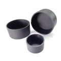 Black Steel Pipe End Cover Caps Rubber Round Caps Blanking Cover Seal Stopper Furniture Chair Table Leg Pads Non-slip.