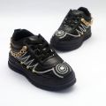 New Stylish Casual Sneakers For Girls & Women Black.