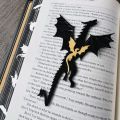 New Acrylic Dragon Bookmark Funny Bookshelf Display Decoration Bookmarks for Books School Supplies Bookmarks Student Stationery Double-sided Long Fei Bookmark.