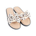 Slippers women, new summer bow tie indoor outdoor wear, use, cool slippers, and cute one word slippers for home use.