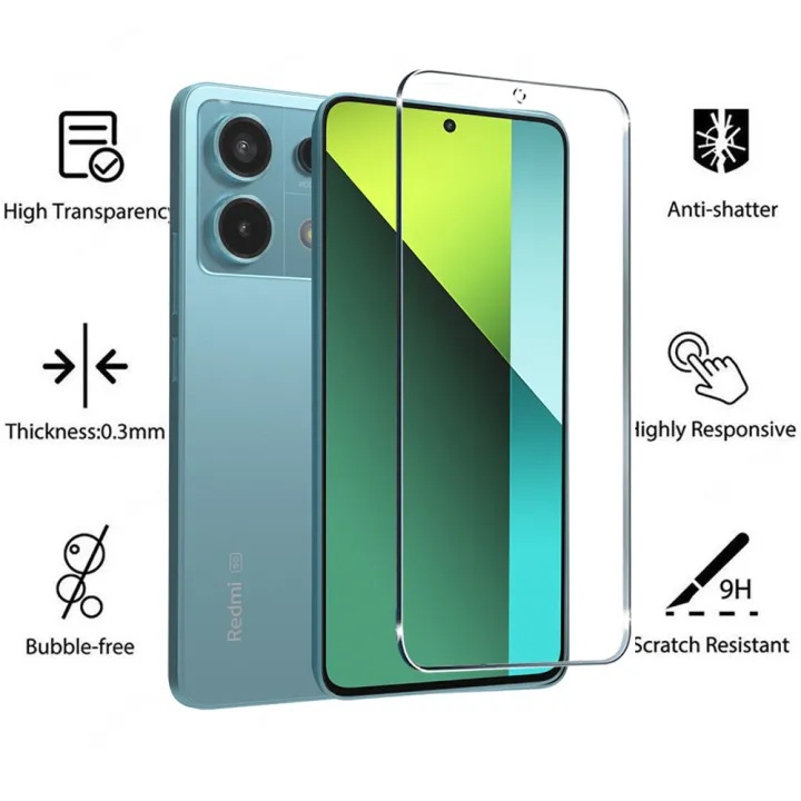 4Pcs%20HD%20Screen%20Protector%20For%20Xiaomi%20Redmi%20Note%2013%2014%2012%2011%2012s%2010%208%209%20Pro%2014C%2012C%2013C%20Glass%20Redmi%20Note%2013%20Pro%205G%20Tempered%20Glass%20-%20Image%205