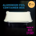 Aluminum Foil Food Container Box 660 ml, 0.5 kg to 1 kg Storage, Pack of 30 Pcs. 