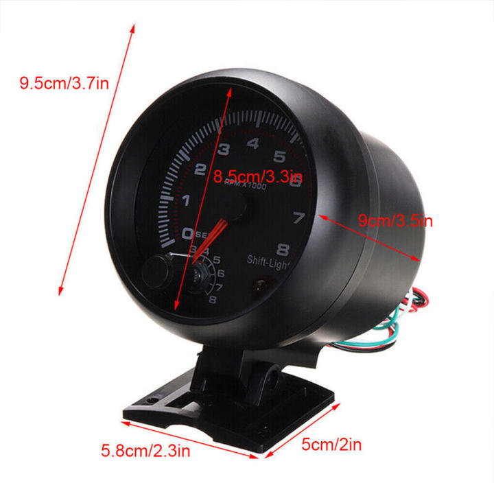 Tachometer%20Tachometer%20Digital%20display%20Universal%200-8000%20Gauge%20Car%20Gauge%20Meter%20for%20Automotive%20accessories%20Car%20modification%20Speed%20-%20Image%206