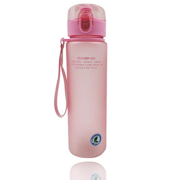 Super Hot Casno Warter Bottle 560ML Frosted Plastic Water Jug Modern Fashion Space Cup Leakproof Portable Crystal Water Bottles