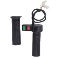 1 Pair Throttle Grip 3 Speed Control Handle Grips For Electric Bike New. 