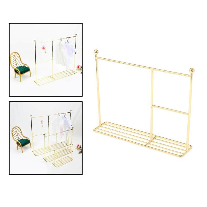 Metal%20Doll%20Dress%20Rack%20Hangers%20Doll%20Furniture%20Accessories%20Clothes%20Drying%20Laundry%20Rack%20for%201/6%201/8%201/12%20BJD%20Dolls%20Coat%20Dress%20Garment%20Hangers%20-%20Image%207