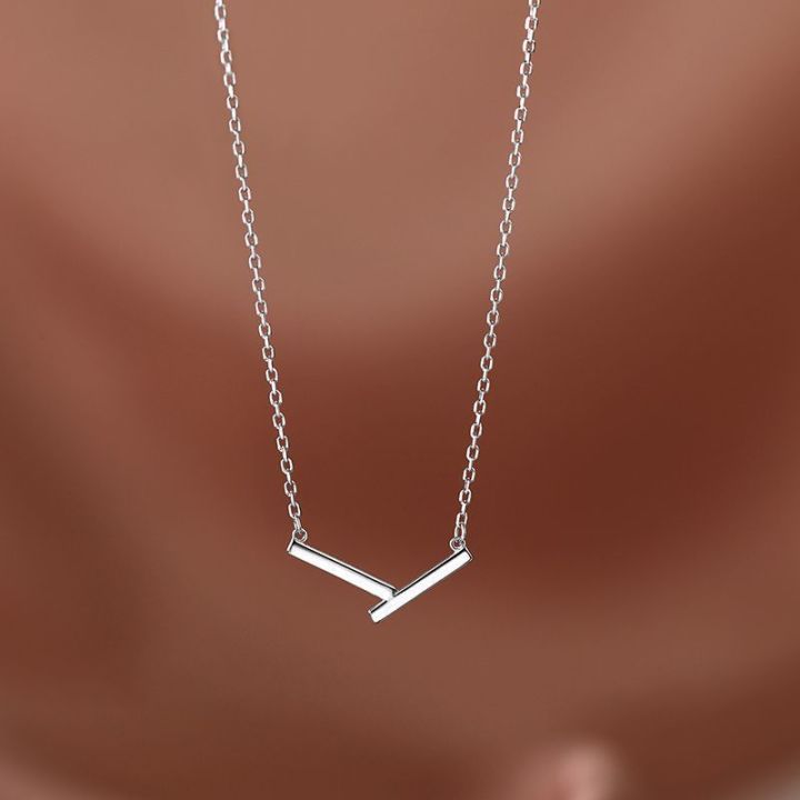 French%20cold%20style%20simple%20necklace%20women's%202023%20new%20design%20sense%20niche%20light%20luxury%20temperament%20clavicle%20chain%20necklace%20-%20Image%203