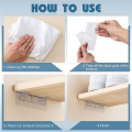 20Piece Punch Free Shelf Support Pegs Clear Shelf Pins for Cabinet Shelves Shelf Clips. 