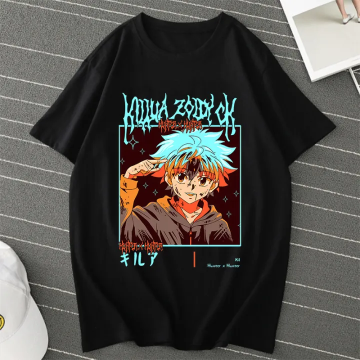 Anime%20Hunter%20X%20Killua%20Zoldyck%20T%20Shirts%20Men/women%20HXH%20T-shirt%20Casual%20Plus%20Size%20Streetwear%20Summer%20Men%20Clothing%20Tops%20-%20Image%207