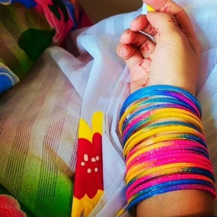 24 pcs Rongdhonu reshmi chury Bangles bracelets premium quality for women and girls fashion