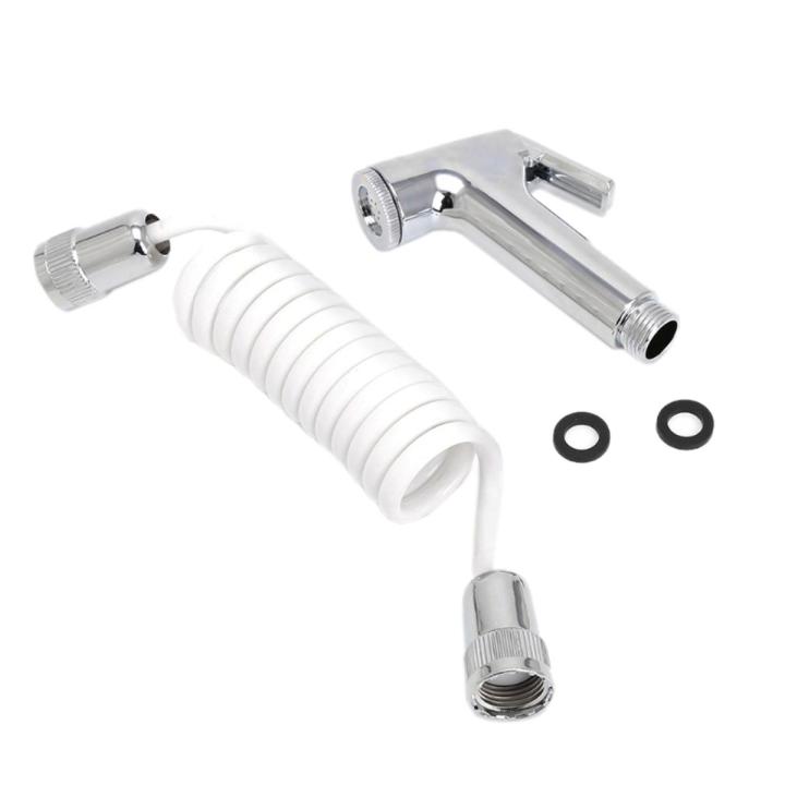 Handheld Shower Head Douche Toilet Bidet Spray Wash Jet Shattaf with Spring Hose
