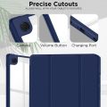 For Samsung Galaxy Tab A9 8.7" Inch Premium Leather Finish Flip Back Cover. 