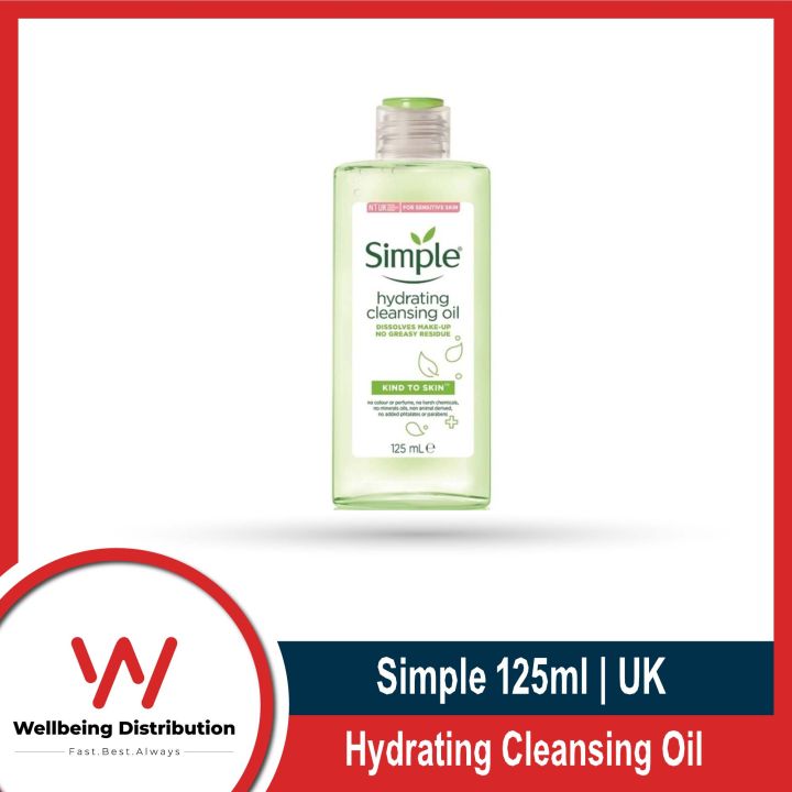 Simple cleansing oil simple kind to skin hydrating cleansing oil