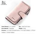 (New) louiwill' wallet for women long clutch pure PU leather hand bag large capacity card holder zipper coin pure Fahion money bag.