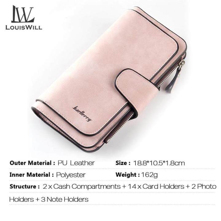 (New)%20louiwill'%20wallet%20for%20women%20long%20clutch%20pure%20PU%20leather%20hand%20bag%20large%20capacity%20card%20holder%20zipper%20coin%20pure%20Fahion%20money%20bag%20-%20Image%207