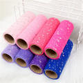 10 yards Tulle roll Sparkling Polyester 15cm Glitter sequin DIY craft tools Wedding decoration Tutu decoration for Wedding. 