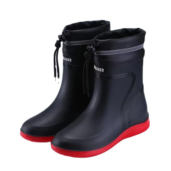 Baijiaer's%20new%20medium%20tube%20bundle%20mouth%20fashion%20water%20shoes%20for%20men%20and%20women%20waterproof%20and%20non-slip%20car%20wash%20fishing%20medium%20tube%20plastic%20rain%20boots%20-%20Image%205