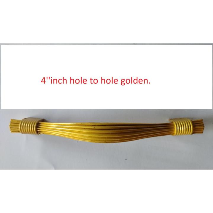 4 pcs / 4" Door, Cabinet, Drawer Handle golden color