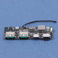 QC4.0 QC3.0 LED Dual USB 5V 4.5A 22.5W Micro/Type-C USB Mobile Power Bank 18650 Charging Module Temperature Protection.