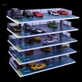 1/32 Diorama Car Parking Lot Display Case Organizer Diecast Car Garage 5 layers. 