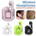 BT30 Mini transparent Wireless Bluetooth headset Digital display ENC noise reduction-Wireless earbuds-Dhaka shopping zone. 