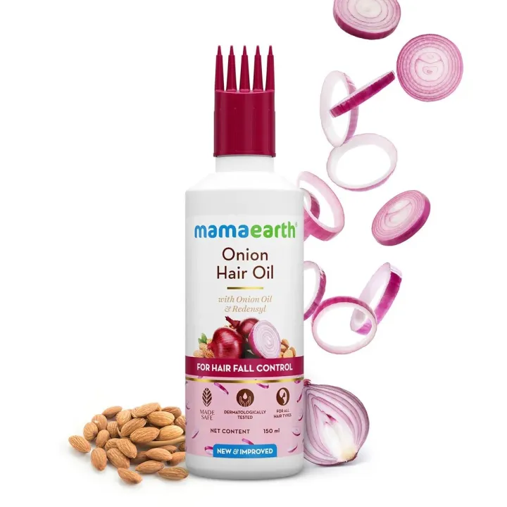 Mamaearth%20Onion%20Hair%20Oil%20for%20Hair%20Growth%20&%20Hair%20Fall%20Control%20with%20Redensyl%20150ml%20-%20Image%202