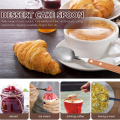 Wooden handle western food spoon Household ice spoon condiment salt spoon Kitchen spoon. 