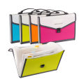 TRANBO Plastic Expanding Bag File Folder with 13 Section Pockets, Foolscape Size.