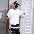 Black White Cotton T-Shirt for Men and Women - Cool Summer Tees Shirt - Stay Stylish and Comfortable in This Cool Tee. 