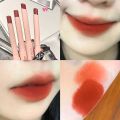 Student'S Pseudo Plain Face Temperament Lipstick Gege Bear Velvet Soft Mist Tube Lipstick Pen 6-Color Long Tube Long-Lasting Matte Lip Gloss. 