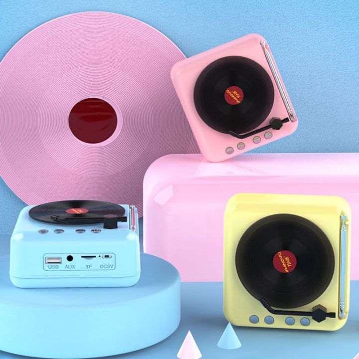 Manovo%20H3%20Macaron%20Vinyl%20Record%20Player%20Bluetooth%20Speaker%20Retro%20Radio%20Stereo%20-%20Image%202