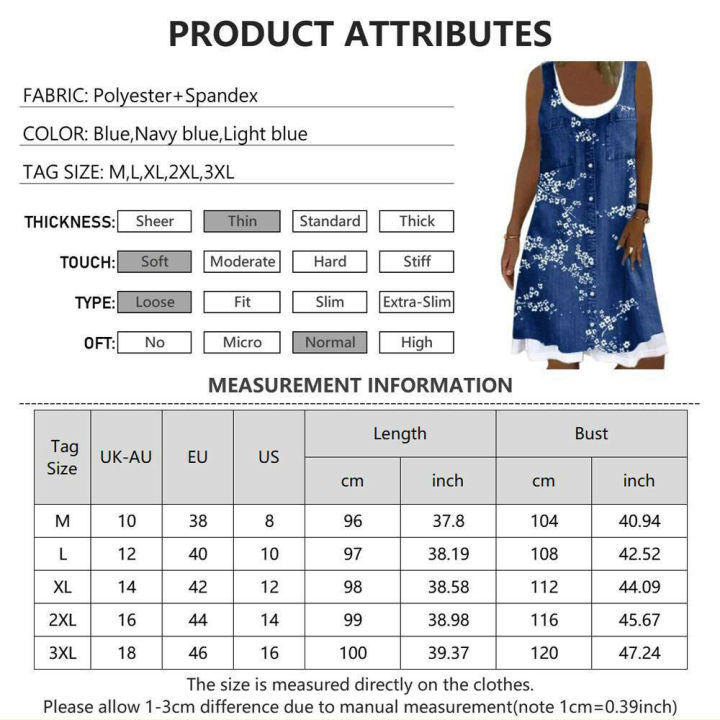 Midi%20Dress%20Ladies%20Shirt%20Dresses%20Plus%20Size%20Womens%20%20Two%20Piece%20Denim%20Print%20Casual%20Dress%20Sleeveless%20-%20Image%208