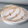 【Sell-Well】 Movie Round Elves Hair Crown Tiara Women Waterdrop Zircon Headband Bridal Hair Accessories Crown Cosplay Headwear Gifts Gener.