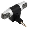 LALA High Performance 3.5mm Jack Portable Mini Mic Digital Stereo Microphone for Recorder Phone Sing Song Karaoke. 